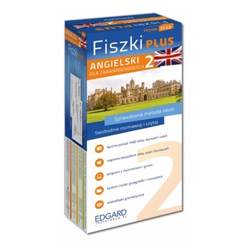FISZKI PLUS ANGIELSKI DLA ZAAWANSOWANYCH 2 + NAGRANIA MP3. EDGARD