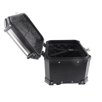 Универсальный черный приключенческий мотоцикл 45 л с верхним корпусом из алюминиевого сплава BH