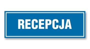 Naklejka OP-83 - RECEPCJA