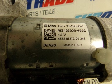 BMW G01 G02 G05 G06 G07 G11 G12 G20 G26 G82 F98 STARTÉR 8671505