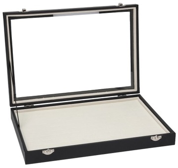 SZKATUŁKA PUDEŁKO NA BIŻUTERIĘ PIERŚCIONKI ORGANIZER ELEGANCKI E2 TACA