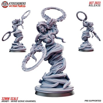 Araby Wind Genie Kharmel Kyoushuneko Miniatures