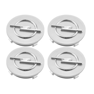 4x DEKLE DEKIELKI EMBLEMATY KAPSL Opel 64mm
