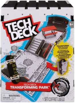 НАБОР БОЛЬШИХ ГРИФОВ TECH DECK ДОСКА BERRICS SKATE PARK + АКСЕССУАРЫ