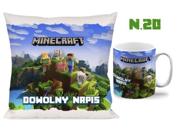 НАБОР КРУЖКИ ПОДУШКА ДЛЯ MINECRAFT CREEPER PLAYER ПОДАРОК ​​НА ДЕНЬ РОЖДЕНИЯ