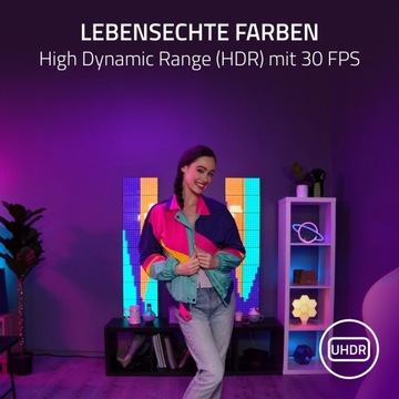 RAZER Kiyo Pro Ultra Kamera 4K UHD Streaming Autofokus Lichtsensor