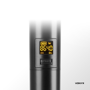 Беспроводной микрофон UHF + приемник с разъемом 6,3 мм