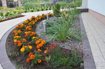 Бордюр газонный H45 садовый 50м, анкеры 250 шт.