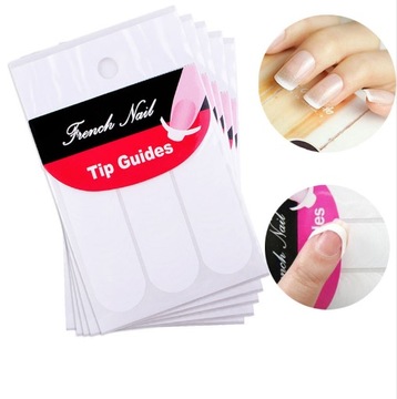 PASKI FRENCH MANICURE NAKLEJKI DO PAZNOKCI