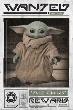 Star Wars The Mandalorian Yoda Plakat 61x91,5 cm