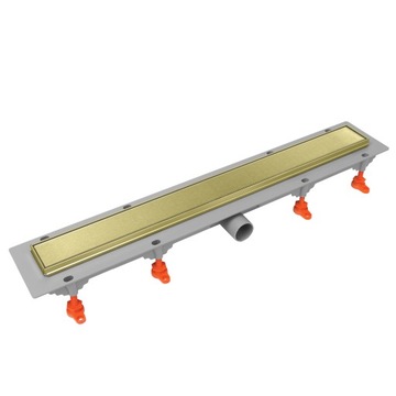 ODPŁYW LINIOWY SLIM CZARNY 65CM STAL NIERDZEWNA