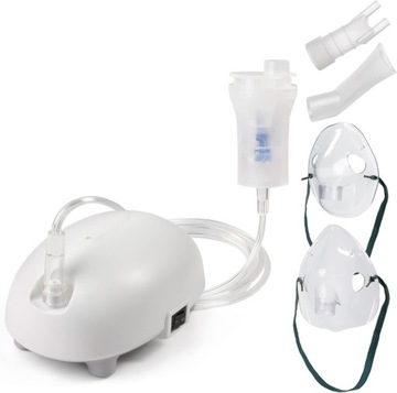 MEDLOT Nebulizator Inhalator, z Ustnikiem i Maską, na Przeziębienia