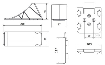 КЛИН+КРЕПЛЕНИЕ СИЛЬНЫЙ 3,5 Т ЛИТЬЕ ТРЕЙЛЕР АВТОБУС ПВХ