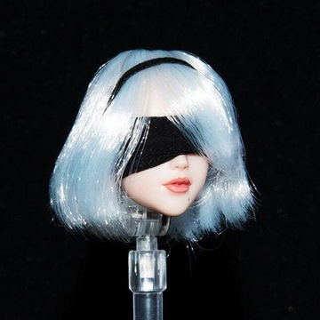 Скульптура головы в масштабе 4x1/6 для женской фигурки
