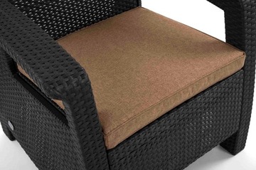 Bazkar Poszewka na poduszkę siedziskową Corfu na Fotel na Sofę S-37 Melange