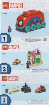 LEGO INSTRUKCJA z zestawu SUPER HEROES 10791 (170g)