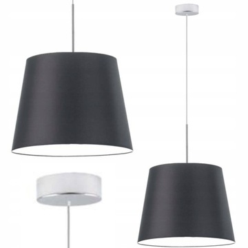 Lampa wisząca do sypialni abażur nowoczesna LED