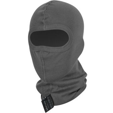 KOMINIARKA BALACLAVA KOMIN 3w1 HELIKON NINJA SZARA POD HEŁM NA JESIEŃ ZIMĘ
