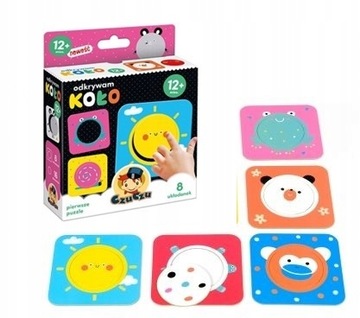 CzuCzu Odkrywam Koło Pierwsze Puzzle dla Malucha Układanki 12m+