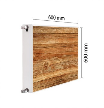 MAGNETYCZNA OSŁONA NA KALORYFER 60x60 DREWNO MATA MAGNES