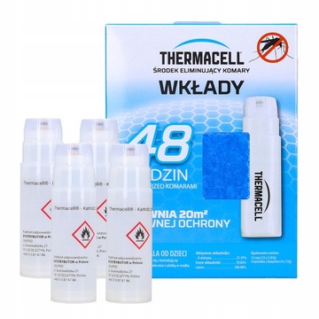 THERMACELL WKŁAD UZUPEŁNIAJĄCY 48H KOMARY i MESZKI
