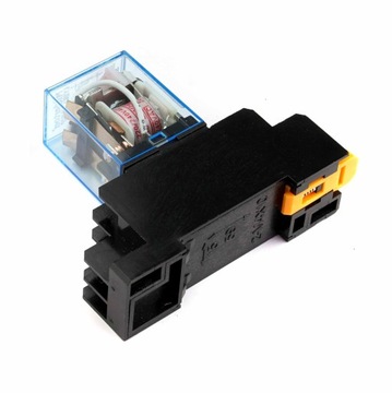 Контакторное реле 230В AC 1х10А 2х5А с цоколем