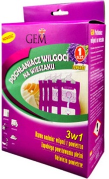 GEM POCHŁANIACZ WILGOCI NA WIESZAKU LAVENDA 250ML