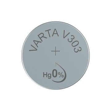 Bateria zegarkowa srebrowa SR44 / V303 160mAh 1,55V OEM