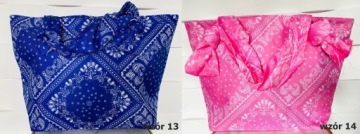 Большая тканая пляжная сумка разных цветов