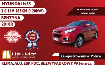 Hyundai ix35 SUV Theta 2.0 MPI 163KM 2010 Hyundai ix35 2.0 16V BEZWYPADKOWY, Klima, Alu, Zarejestrowany w Polsce 2.0, zdjęcie 2
