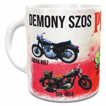 Kubek kultowe motocykle PRL WSK 125 JUNAK SHL OSA