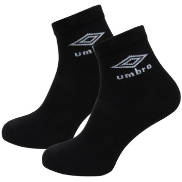 UMBRO Skarpety ZAKOSTKI QUARTER 3 pary BLACK 35-38