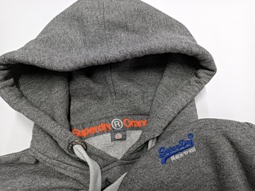 SUPERDRY ORANGE LABEL BAWEŁNIANA BLUZA KANGURKA r. L