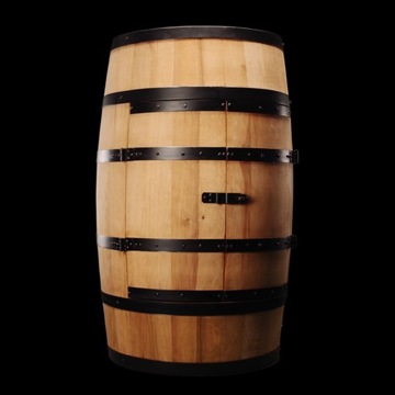 Деревянный бочовый бар со светодиодной дверью