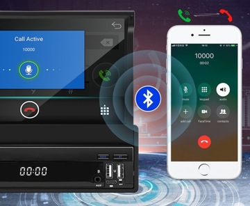 АВТОМОБИЛЬНЫЙ РАДИО 1 DIN ANDROID 13 GPS USB WIFI 2 ГБ ОЗУ ЗЕРКАЛО LINK