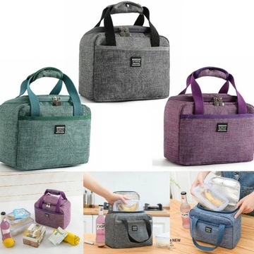 Portable Lunch Bag New Thermal Insulated Lunch Box Tote Cooler Handbag
