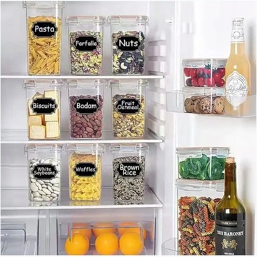 24 шт ЗАКРЫТЫЕ ПЛАСТИКОВЫЕ КОНТЕЙНЕРЫ ПИЩЕВЫЕ 6 шт x (0,8л+1,4л+2л+2,8л)