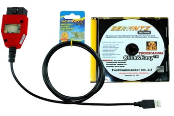 INTERFEJS Ford Command+ VCM, IDS Mazda, Ford, Jaguar - Windows 10 FULL