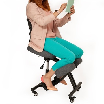 Krzesło do biura i domu klękosiad ergo regulowany