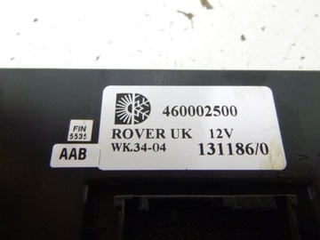 PANEL KLIMATIZACE VENTILACE MG ROVER 45 2004R. 460002500