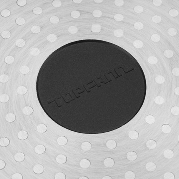 ЧЕРНАЯ ЧАСТЬ С АНТИПРИГАРНЫМ ПОКРЫТИЕМ, 10 Л, СИЛИКОНОВАЯ РУЧКА, ВЫСОКАЯ ИНДУКЦИЯ