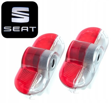 Голограмма СВЕТОДИОДНЫЙ ПРОЕКТОР ЛОГОТИПА SEAT FR LEON TOLEDO!!