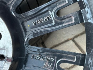 4× DISK HLINÍK BMW OE AUTODÍLY 8089891 8.5" X 18" 5X112
