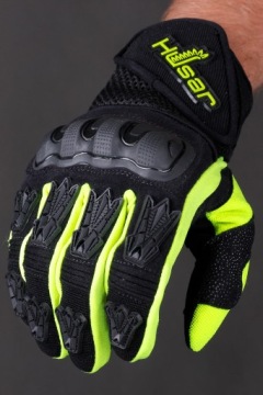 ПЕРЧАТКИ ДЛЯ МОТОЦИКЛА HUSAR MX1 FLUO TEXTILE
