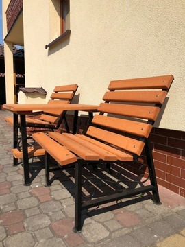 NOGA NOGI FOTEL OGRODOWY STAL. ZDOBIONY