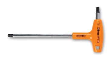 KLUCZ TRZPIENIOWY KĄTOWY PROFIL TORX Z RĘKOJEŚCIĄ, MODEL 97TTX, T25