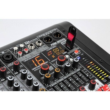 Сценический микшер 400 Вт, 8 каналов BT USB XLR PD