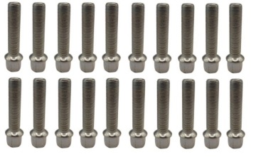 Šrouby 14x1,5x60 Pozink Stříbrný Vw Passat Golf Polo Seat Mercedes Audi 20x