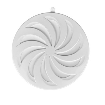 Комплект сквозной вентиляции: решетка + труба + воздуховыпускное отверстие fi100