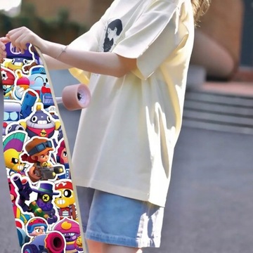 50 шт. наклейка с граффити, серия Brawl Stars, водонепроницаемая наклейка для багажа